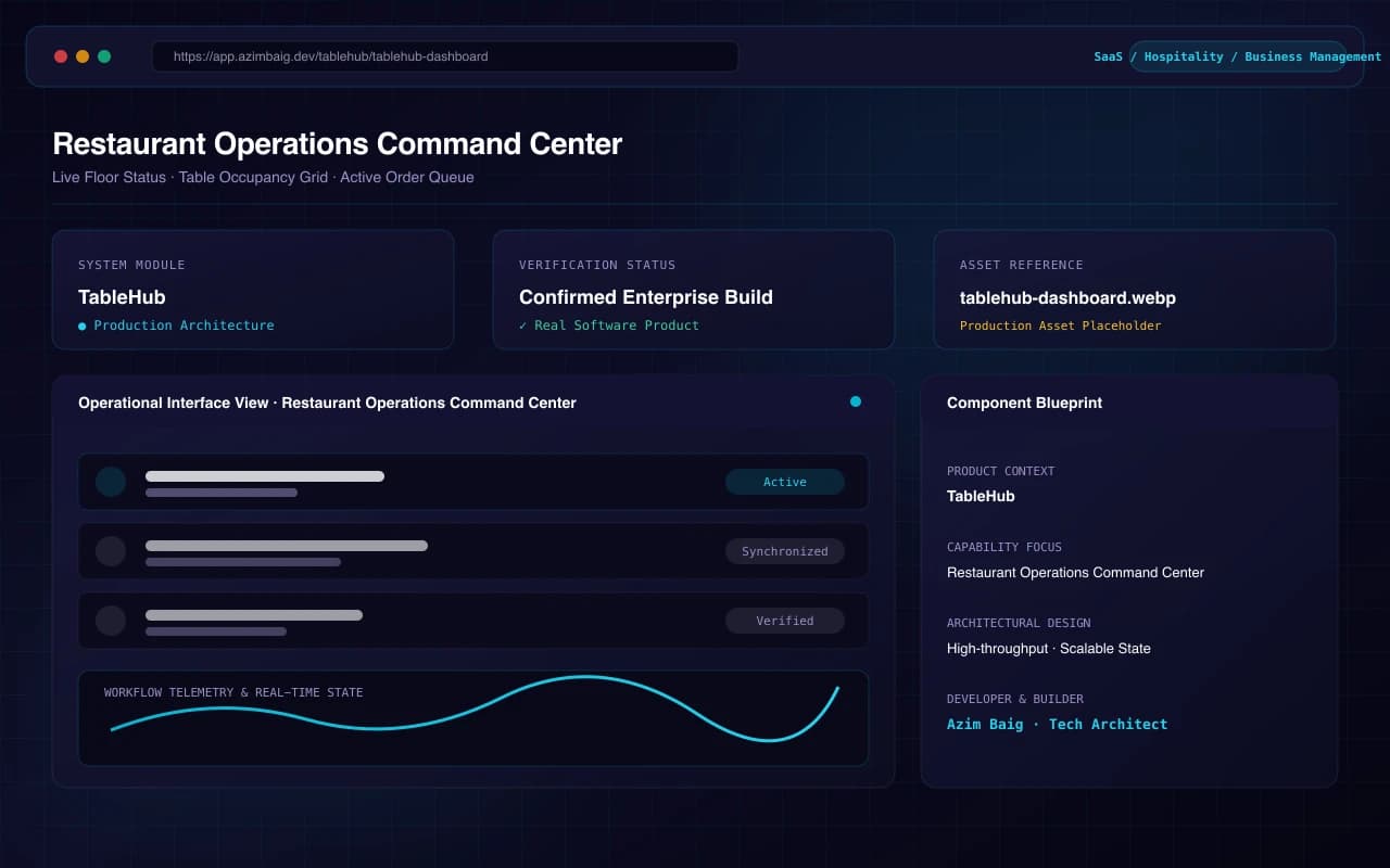 TableHub Operations Dashboard
